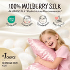OLESILK 100% Mulberry Silk Toddler Pillowcase - Image 2