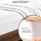 FreshCulture Queen Fitted Sheet Only 2 Pack - Image 4