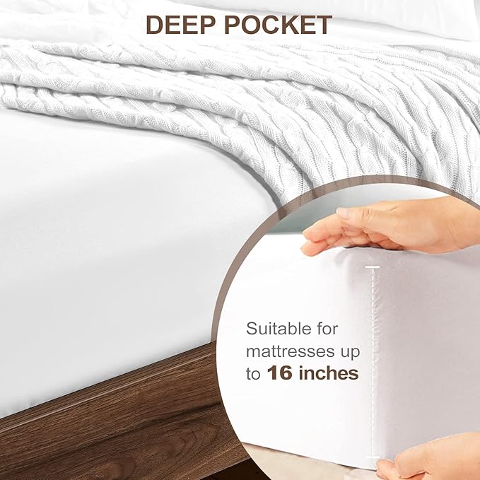 FreshCulture Twin XL Fitted Sheet Only 2 Pack - Image 4