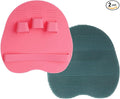 2 Pack Soft Silicone Shower Brush, Body & Face & Short Hair Wash, Bath by Hommiesafe