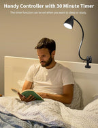 BOHON Desk Lamp 5 Color Modes 10 Brightness Dimmer Reading Light 10W 38 LED - Image 4