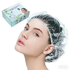Tissue Box With Dispenser Disposable Shower Caps 200pcs Hair Processing Clear by Unknown