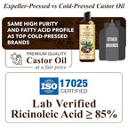 Handcraft Blends Organic Castor Oil 8 Fl Oz | 100% Pure and Natural | Premium - Image 2