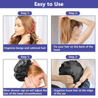 1 PCS Shower Cap, Double Layer & Adjustable Bathing Cap - Image 5