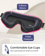 WAOAW Sleep Mask for Men Women: Blackout Eye Masks for Sleep - Image 8