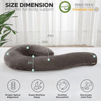 SCHNAUZER HOME Body Pillow for Adults - Image 5