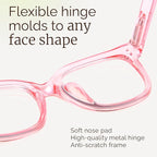 miyya Blue Light Glasses for Women & Men – Oversized UV & Blue Light Blocker - Image 4