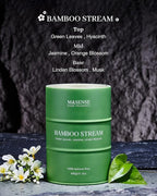 M&SENSE Bamboo Scented Candles Natural Non Toxic, Large Aromatherapy Candle - Image 3