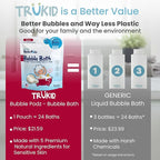 TruKid Bubble Podz Bubble Bath for Kids, & Babies, Tear Free Gentle & - Image 3