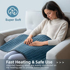 17x33 Heating Pad for Pain Relief | Ultra-Soft Microplush Fabric | 6 Adjustable - Image 4