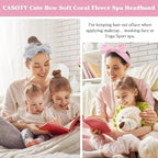 6 Pcs Fluffy Spa Headbands - Image 8