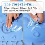 Luxury Silicone Bath Pillow for Tub, New Cloud-Soft 4D Air-Cushion Bathtub - Image 4