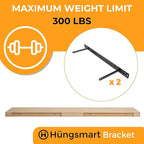 HÜNGSMART 60 Inch Wooden Floating Shelf – Supports 300lbs - Image 6