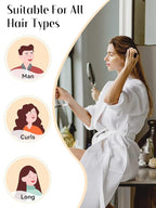 HEETA Hair Scalp Massager Brush, Updated Hair Shampoo Brush, Wet & Dry Scalp - Image 7