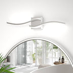 Espird 23inch Led Bathroom Vanity Light Bar, Brushed Nickel 5CCT Dimmable by Espird