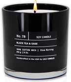 Lulu Candles | Black Tea & Sage | Highly Scented Candles by LULUCANDLES