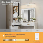 Nickel Bathroom Vanity Light 31.5 inch, 26W Dimmable 5CCT LED Bathroom Light - Image 6