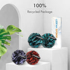 AmazerBath Charcoal Loofah Sponge, Shower Loofah 60g/PCS - Image 7