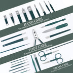 WOAMA Manicure Set Nail Clippers 30-piece Pedicure Kit Manicure Tools Nail - Image 5