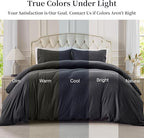 PURE ERA Jersey Knit Duvet Cover Set 100% T-Shirt Cotton Super Soft Comfy 3pc - Image 6