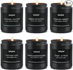 6 Pack Candles for Home Scented Aromatherapy Candles Gifts Set for Mens by JXDLSQCandlesGiftsSets