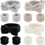 SLNZAPTY 12 PCS Face Wash Headband Wristband Set by SLNZAPTY