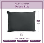 CirclesHome Pillow Protectors 2 Pack Queen Zippered - Image 6
