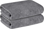 JML Bath Towels 4 Pack, Oversized Microfiber Bath Towels - Image 4