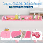 Splash Guard for Bathtub Kids, Silicone Bath Splash Guard Play Shelf, Tub Water - Image 5