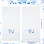 MASHAN Class of 2026 Graduation Hand Towels 3 Pack, 100% Cotton Soft Absorbent - Image 2