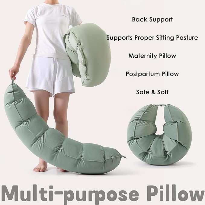 Peallow – Long Round Body Pillow - Image 7