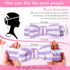 WILLBOND 24 Pieces Spa Headband Bulk Skincare Headbands Face Wash Makeup - Image 2