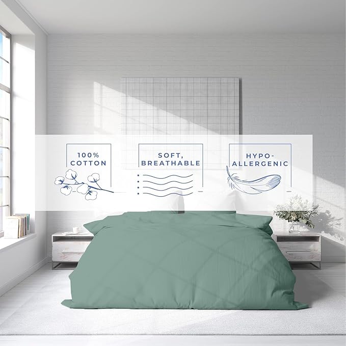 Kotton Culture 1 Pc Twin Size Duvet Cover Only -100% Egyptian Cotton 600 TC - Image 5