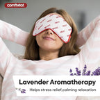 Lavender Eye Pillow for Yoga, Microwavable Moist Heat Eye Compress Mask Pillow - Image 5