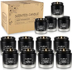 YOROXRG Scented Candles Gifts Set 12 Pack Soy Wax Travel Tin Jar Candles - Image 3