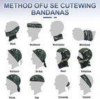 SATINIOR Summer Camo Neck Gaiter UV Protection Cooling Face Mask Sun Hood - Image 4