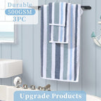 Waffle Towels for Bathroom-Quick Dry | Thick | Lightweight | 540GSM, Large Bath - Image 4