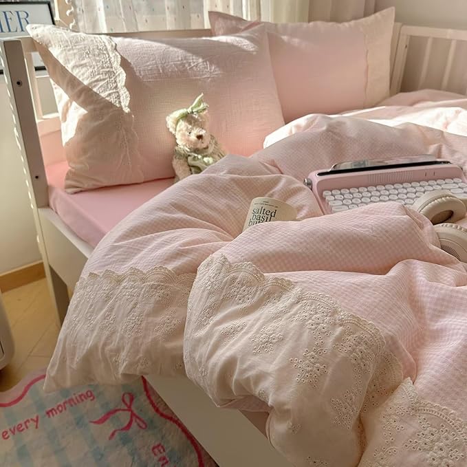 MKXI Vintage Floral Duvet Cover Set Queen - Image 2