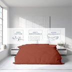 Kotton Culture 1 Pc Duvet Cover Queen Size/Full Size-100% Egyptian Cotton 600 - Image 5
