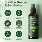 Eucalyptus Shower Spray 8oz – Aromatherapy Shower Mist, Spa and Sauna Inspired - Image 6