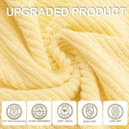 VOOVA & MOVAS Washcloths 6 Pack, Fluffy Hand Towels, Hotel Wash Cloths - Image 2