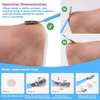 Pedicure Kits - Callus Remover for Feet, 23 in 1 Professional Manicure Set - Image 4
