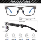 ANYLUV Blue Light Blocking Glasses Men Computer Gaming Glasses Lightweight - Image 5