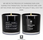 Lulu Candles | Black Amber | Luxury Scented Soy Jar Candle | Hand Poured in The - Image 3