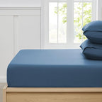 Twin Fitted Sheet Only with Full Elastic & Built in Corner Sheet Straps to - Image 3