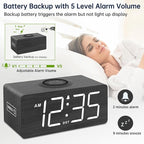 DreamSky Wooden Digital Alarm Clock - Image 7