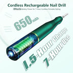 TUOBEO Cordless Nail Drill Electric Rechargeable File Kit, Professional Efile - Image 2