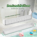 Bathtub splash guard for tub kids& Bath Shelf for Kids – Toddler Bath Tray - Image 2