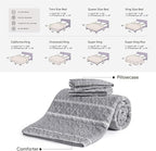Andency Quilts Queen Size Grey, 3 Pieces Queen Quilt Bedding Set Boho - Image 6
