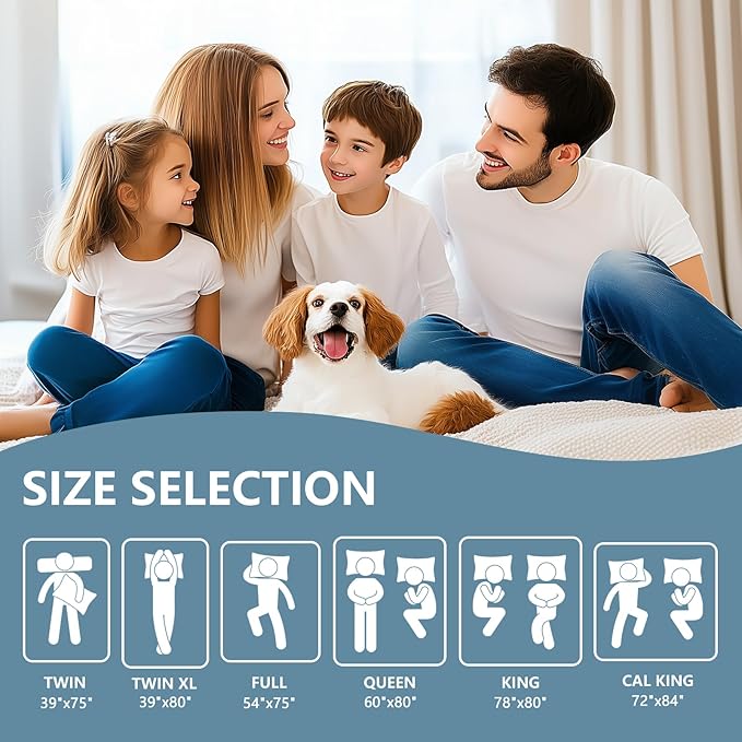 Premium Waterproof Mattress Protector Queen Size, Breathable Bed Cover 3D Air - Image 8